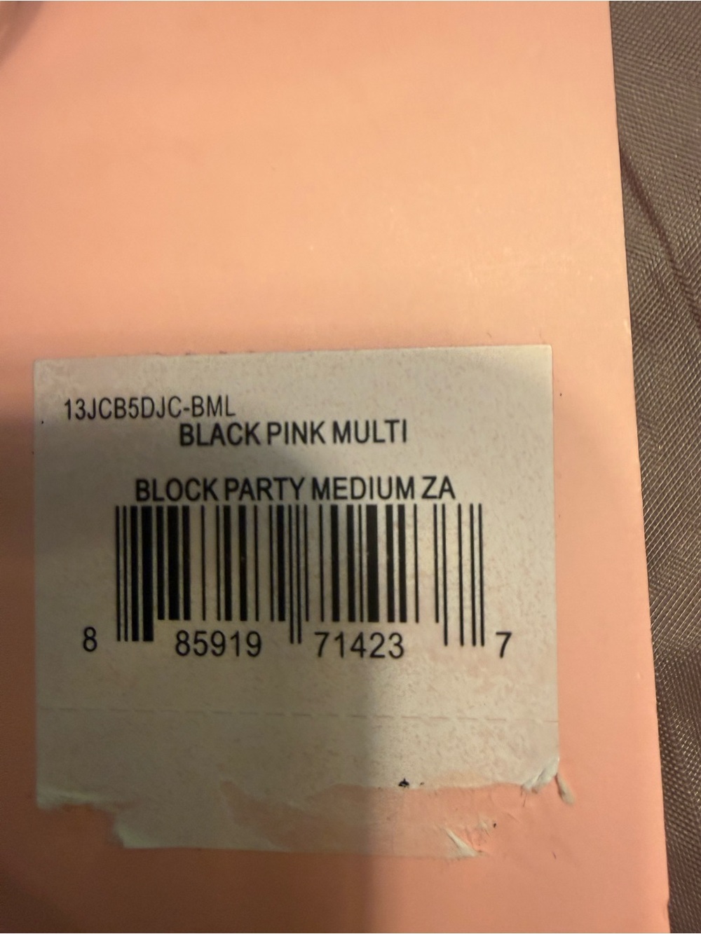NWT Y2K Juicy Couture Black Pink Multi Block Party Logo Medium Zip Bifold Wallet - Picture 4 of 10